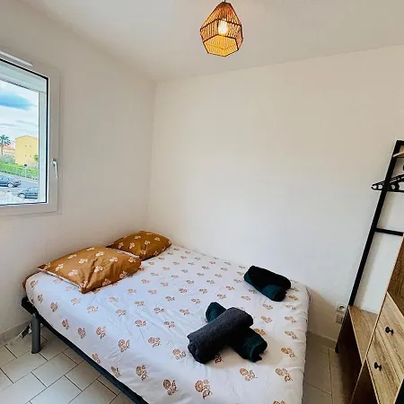 Appartement Cap d Agde T2 a 3 min de la plage a pied avec parking prive loggia pour 2 a 4 personnes Agde