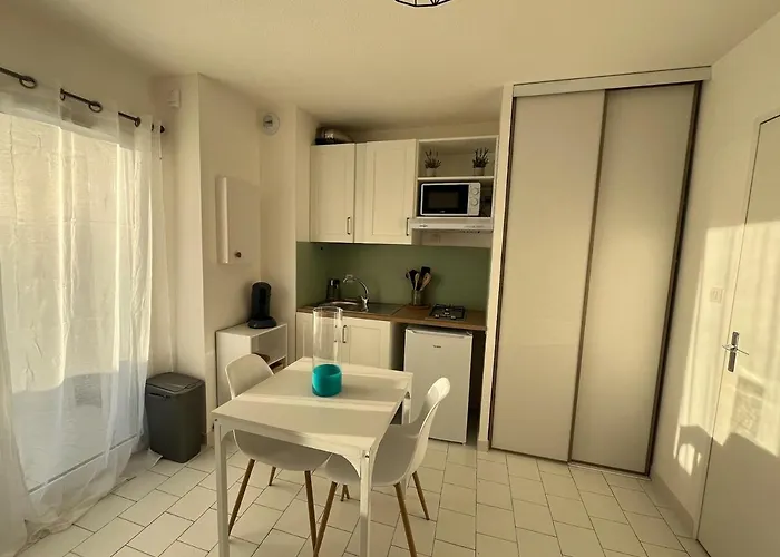 Appartement Cap d Agde T2 a 3 min de la plage a pied avec parking prive loggia pour 2 a 4 personnes Agde