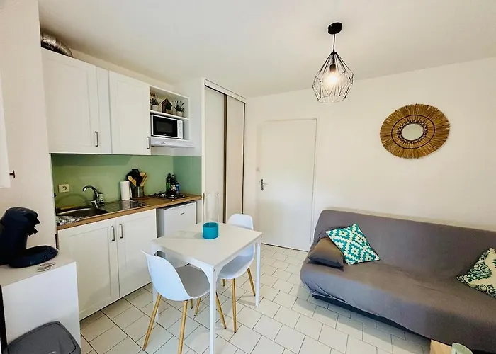 Cap d Agde T2 a 3 min de la plage a pied avec parking prive loggia pour 2 a 4 personnes Agde