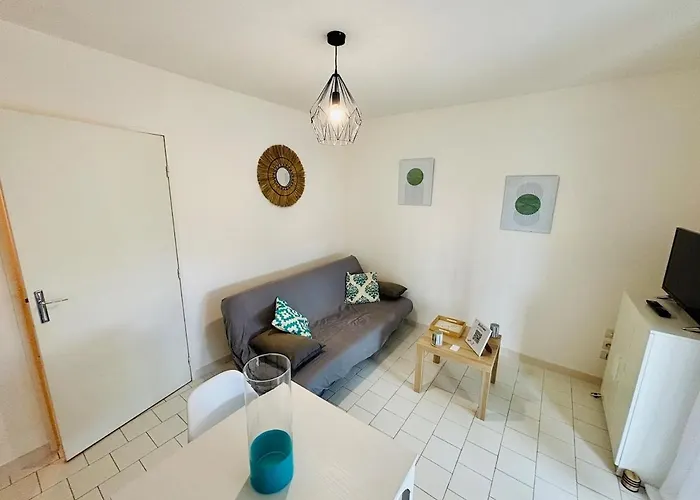 Cap d Agde T2 a 3 min de la plage a pied avec parking prive loggia pour 2 a 4 personnes Appartement *