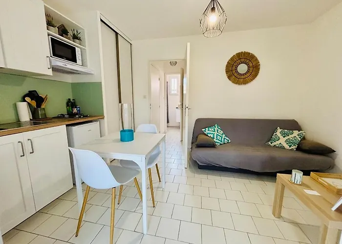 Cap d Agde T2 a 3 min de la plage a pied avec parking prive loggia pour 2 a 4 personnes Agde